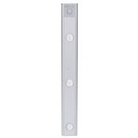 Shada LED Schrankleuchte 401783 Silber, 340 mm, CCT + RGB, mit PIR-Sensor