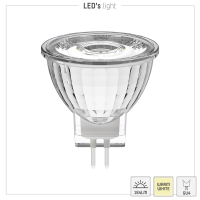 Shada LED SMD Spot MR11 GU4 620139 Klar, Warmweiß 2700 K, 2,3 W, 184 lm