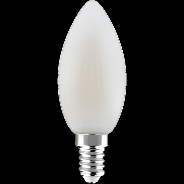 Shada LED Filament Kerze 620153 C35 E14 Opal warmweiß, 4,5 W, 470 lm