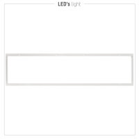 Shada LED Panel Aufbaurahmen 800199, 295x1195 mm, Aufputzmontage, für Side Lit Panele