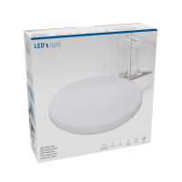 Shada LED Deckenleuchte 800593 neutralweiß (4000 K), Ø 300 mm, 15 W, IP44