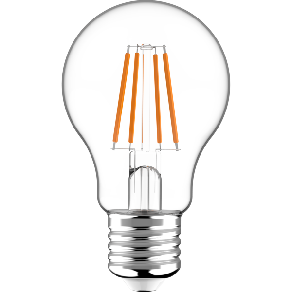 Shada LED Filament Leuchtmittel 620140 Klassisch A60 E27 Klar, 470 lm, 2700 K Warmweiß