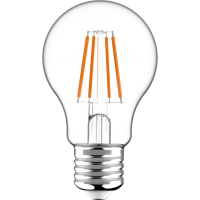 Shada LED Filament Leuchtmittel 620140 Klassisch A60 E27 Klar, 470 lm, 2700 K Warmweiß