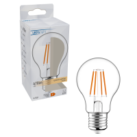 Shada LED Filament Leuchtmittel 620140 Klassisch A60 E27 Klar, 470 lm, 2700 K Warmweiß