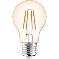 Shada LED Filament Leuchtmittel 620140 Klassisch A60 E27 Klar, 470 lm, 2700 K Warmweiß