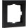 Shada Rahmen 2900145 Mattschwarz, 55x55 mm, für gängige Schalterserien