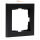 Shada Rahmen 2900145 Mattschwarz, 55x55 mm, für gängige Schalterserien