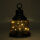 Shada LED-Laterne 1000431 Marrakesh, 15x22 cm, 2700 K Warmweiß, Batteriebetrieben (2x AA), mit Timer