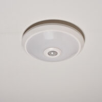 Shada LED Deckenleuchte 800532 mit Bewegungssensor, 8 W, 680 lm, 3000 K warmweiß, IP20, Ø 240 mm