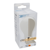 Shada LED Filament Leuchtmittel 620141 Klassisch A60 E27 Opal, Warmweiß (2700 K), 4,5 W, 470 lm