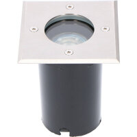 Shada Bodeneinbauleuchte Athene 1000528 Rostfreier Stahl, 1x GU10, IP67