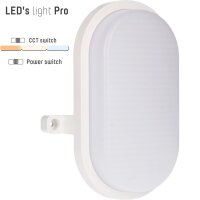Shada LED Außen-Wandleuchte 810400 Weiß, 9 W, IP65
