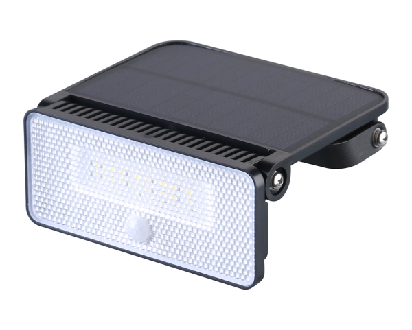 SHADA Solar Außenleuchte - 8W 1000lm 4000K IP54  - Sensor - Schwarz  I 0300416