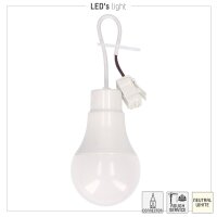 Shada Renovierungsfassung 2900062 mit festverbautem Leuchtmittel Klassisch A60, 10 W, 1055 lm, 4000 K, 160 °, bruchsicher, mit Push-in Klemme