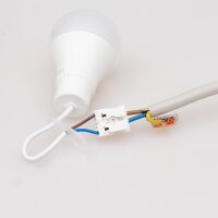 Shada Renovierungsfassung 2900062 mit festverbautem Leuchtmittel Klassisch A60, 10 W, 1055 lm, 4000 K, 160 °, bruchsicher, mit Push-in Klemme