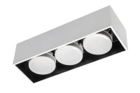 Shada Leuchte 2900192 Stahl Weiß ohne Leuchtmittel, 3x GX53, schwenkbar