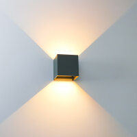 Shada LED Außenwandleuchte Amarillo 1000554 Anthrazit, 5,5 W, IP65