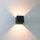 Shada LED Außenwandleuchte Amarillo 1000555 schwarz, IP65, 5,5 W