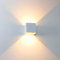 Shada Außenwandleuchte Amarillo 1000556 Weiß, IP65, 2700 K Warmweiß