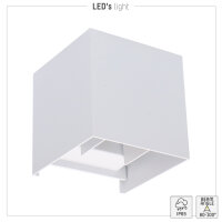 Shada Außenwandleuchte Amarillo 1000556 Weiß, IP65, 2700 K Warmweiß