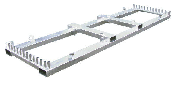 MÜBA Lager- und Transportgestell 15170 verzinkt, für 25 Bauzäune, 3,60 x 1,02 m