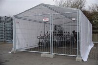MÜBA Lagerzelt 39456 mit geschlossener Giebelseite,...