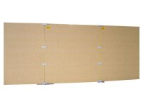 MÜBA Holzbauzaun 29600 Spanplatte 20 mm, 2,17 x 2,04...