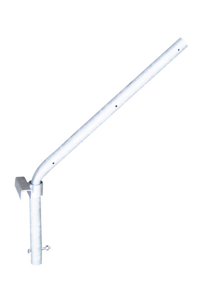 MÜBA Übersteigschutz mit Adapter für Holzbauzaun 29611 verzinkt, einseitig, Höhe 80 cm