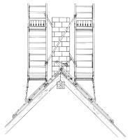 MÜBA Aluminium-Dachkamingerüst Typ DK 4...