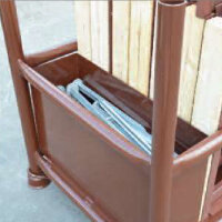 MÜBA Transportpalette für Abschalstütze 15215 lackiert, 1500 kg Tragfähigkeit, 4-fach stapelbar