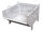 MÜBA Materialbox 25099 verzinkt, stapelbar, 350 L, 1000 kg Tragfähigkeit, 100x80x60 cm