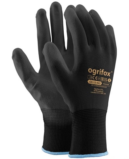 %SALE% - 132x Ogrifox OX.12.442 Poliur Arbeitshandschuhe Gr.8