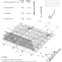 MÜBA Drahtschutzgitter 12300 Stahl verzinkt, 2,00 x 1,00 m, EN 13374 Klasse C