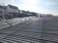 MÜBA Drahtschutzgitter 12300 Stahl verzinkt, 2,00 x 1,00 m, EN 13374 Klasse C