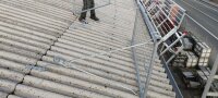 MÜBA Hakenplatte für Dachschutzwand 12330 Stahl verzinkt, EN 13374 Klasse C, bis 60° Dachneigung