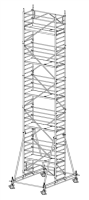 MÜBA 11,65m Typ 70/9-250S Alu-Fahrgerüst...