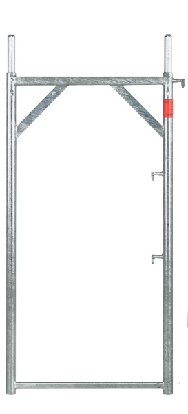 MÜBA Stahl-Vertikalrahmen Fix 70 Länge 150 m I 166kg Gerüst Fix72 44001