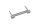MÜBA Fahrbalkenaufsatz Typ 70/200 46022 für Aluminium-Fahrgerüst, Stahl verzinkt, 11 kg