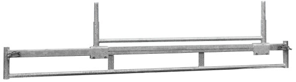 MÜBA Fahrbalken Typ 150 für Aluminium-Fahrgerüst, verzinkt