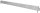 MÜBA Bordbrett 46044 Typ 150 für Aluminium-Fahrgerüst, 2,50 m