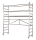 MÜBA Alu-Rollgerüst 46052.0 Typ Boy 3, Arbeitshöhe bis 3,80 m, Standfläche 0,65 x 2,50 m