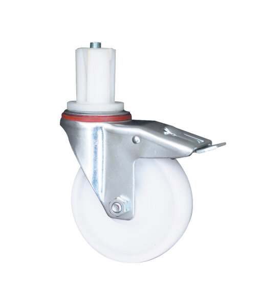 MÜBA Rollenfuss Ø125 mm für Alu-Rollgerüst Typ Boy