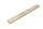 MÜBA Unterlagholz Fix 120 für Fußspindel, Länge 1,40 m, Breite 16 cm, Stärke 4,5 cm I 4,5kg, Gerüst Fix131 61097