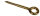 MÜBA Ringschraube 61076.0 Stahl verzinkt, 12 x 190 mm, für Gerüstverankerung