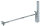 MÜBA Geländerhalter 61086.0 für zwei Aluminium-Laufstege, Stahl verzinkt, 1,20 m Breite
