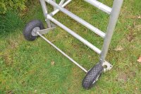 MÜBA Alu-Gärtnergerüst Typ 1 46067.0, Standhöhe bis 80 cm, Standfläche 65x180 cm