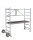 MÜBA Alu-Gärtnergerüst Typ 1 46067.0, Standhöhe bis 80 cm, Standfläche 65x180 cm