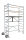 MÜBA Alu-Gärtnergerüst 46068.0 Typ 2, Standfläche 65x180 cm, Standhöhe bis 1,80 m