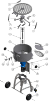 BARON F200 Gummischaufeln komplett Satz (4Stck) 50467